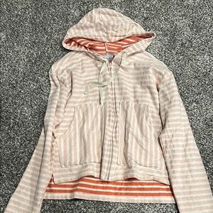 Columbia Pink and Orange Hooded Sweatshirt